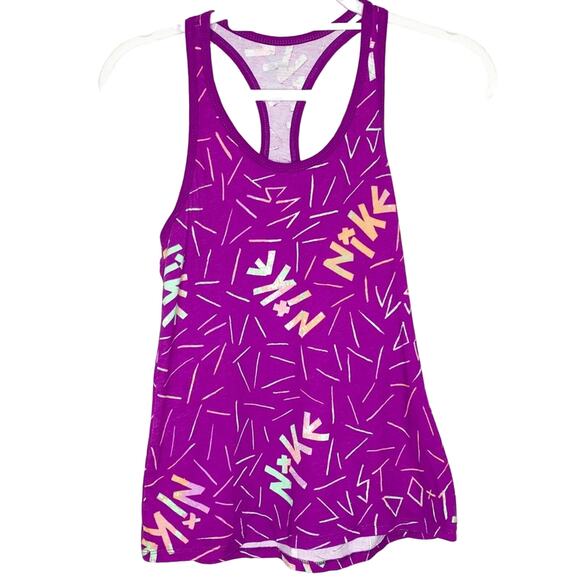 Nike Tops - The Nike Tee Purple Athletic Racerback Tank Small